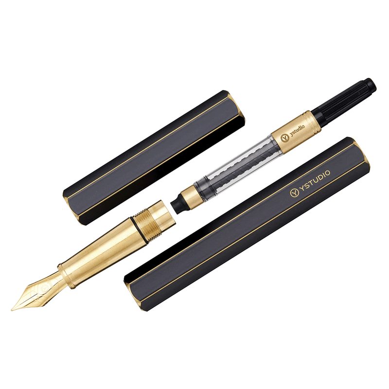 YSTUDIO, Fountain Pen - CLASSIC REVOLVE BLACK.