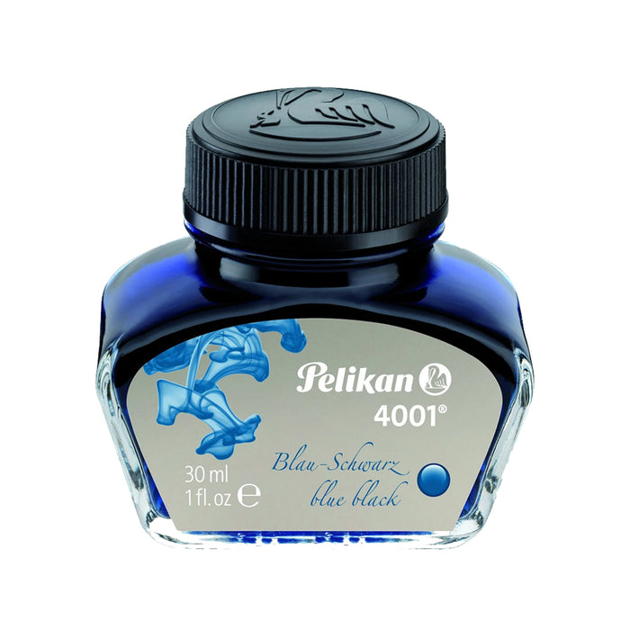 PELIKAN, Ink Bottle - 4001 BLUE BLACK (30mL).