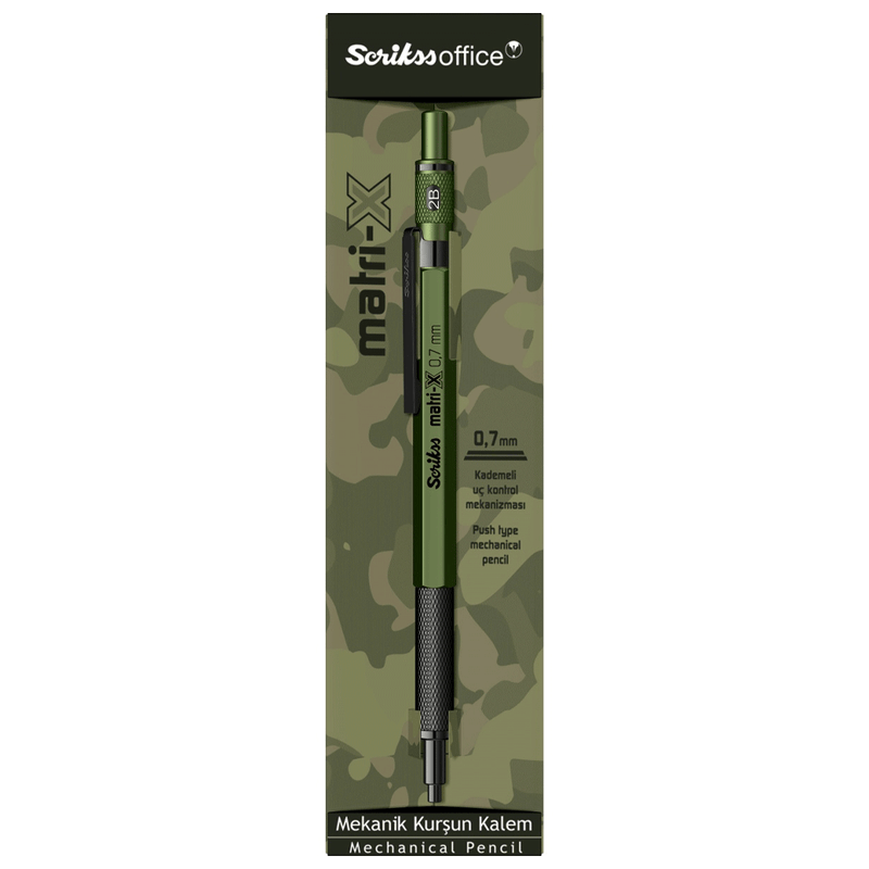 SCRIKSS, Mechanical Pencil - MATRI-X GREEN BT.