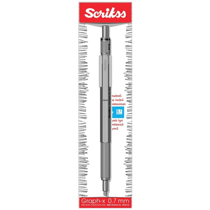 SCRIKSS, Mechanical Pencil - GRAPH X SATIN GRAY TT 16