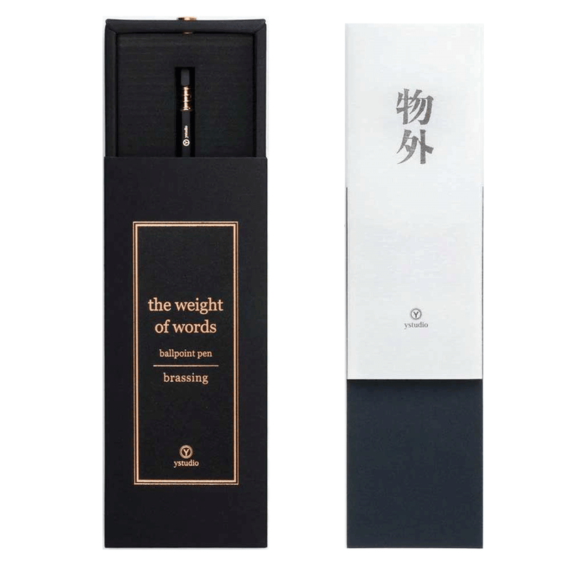 YSTUDIO, Ballpoint Pen - CLASSIC REVOLVE SPRING BLACK.
