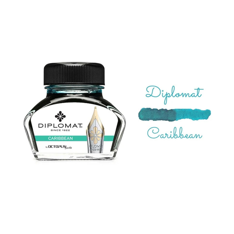 DIPLOMAT, Ink Bottle - OCTOPUS CARIBBEAN (30mL). 1