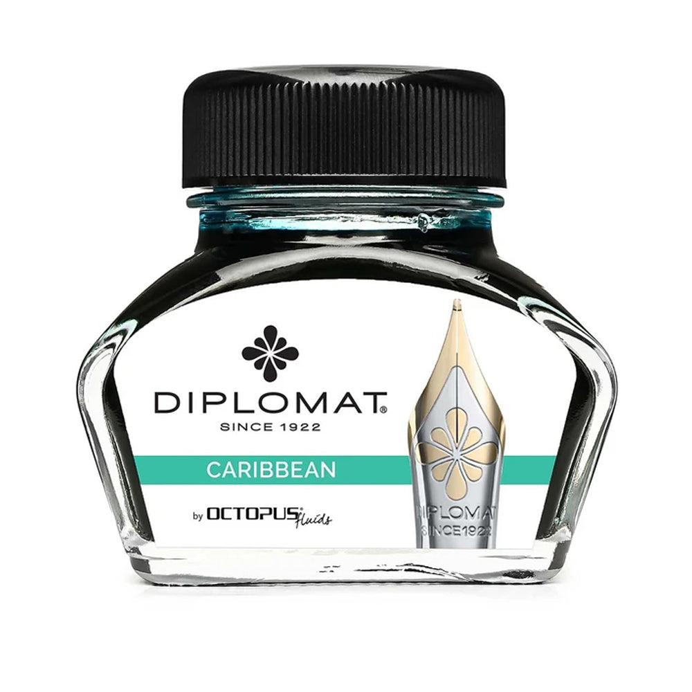 DIPLOMAT, Ink Bottle - OCTOPUS CARIBBEAN (30mL). — SWASTIK penn