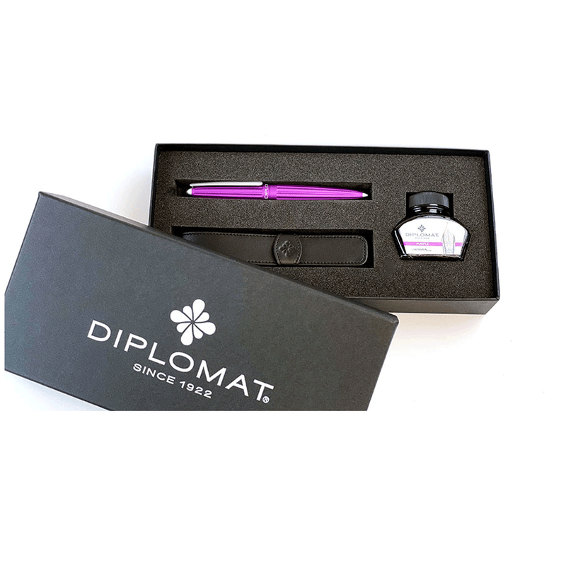 DIPLOMAT, Fountain Pen Set - AERO VIOLET.