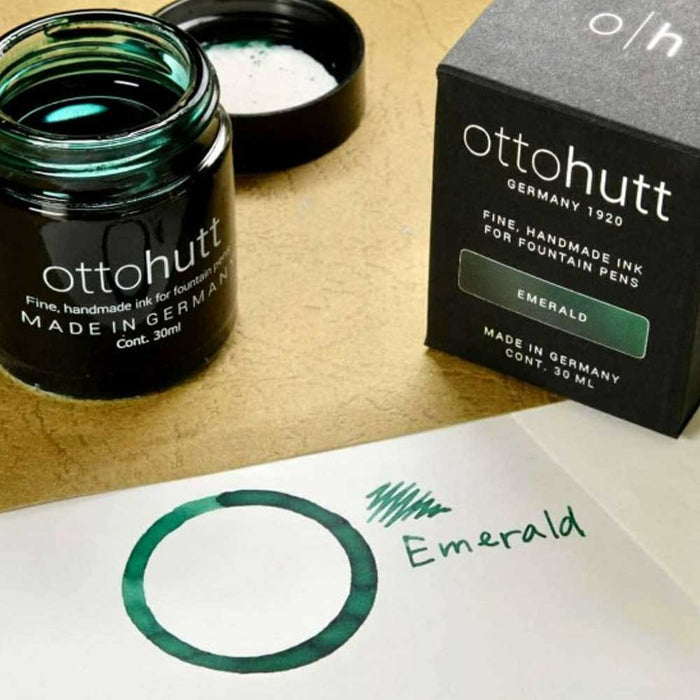OTTO HUTT, Ink Bottle - EMERALD GREEN 30ml.