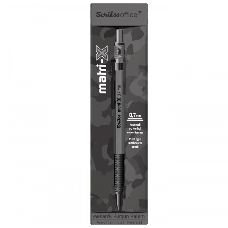 SCRIKSS, Mechanical Pencil - MATRI-X GREY BT.