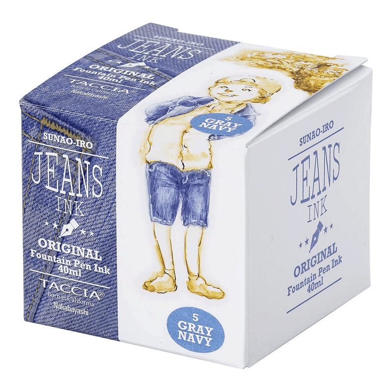 TACCIA, Ink Bottle - SUNAO-IRO JEANS GRAY NAVY (40mL).