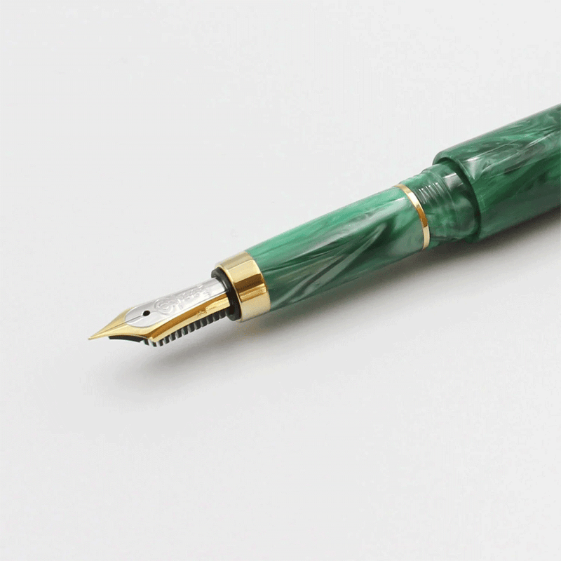 TACCIA, Fountain Pen - COVENANT MALACHITE.