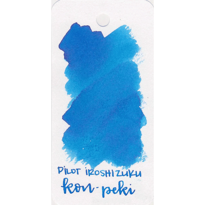 PILOT, Ink 3 Bottle - IROSHIZUKU D Deep Cerulean Blue KON-PEKI + Morning Glory ASA-GAO + Autumn Leaves MOMIJI (15mL).