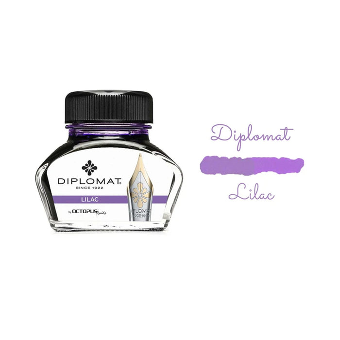 DIPLOMAT, Ink Bottle - OCTOPUS LILAC (30mL). 1