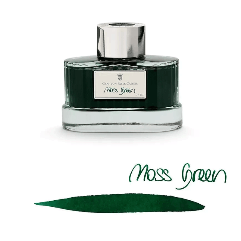 FABER CASTELL, Ink Bottle - GVFC MOSS GREEN (75mL).