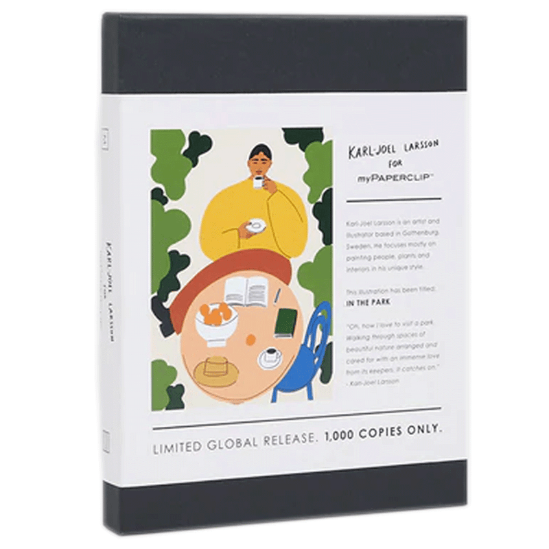 myPAPERCLIP, NoteBook - KARL JOEL LARSSON Limited Edtition IN THE PARK.