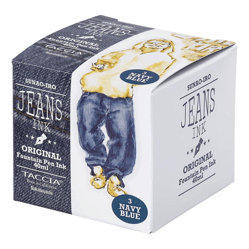 TACCIA, Ink Bottle - SUNAO-IRO JEANS NAVY BLUE (40mL).