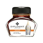 DIPLOMAT, Ink Bottle - OCTOPUS ORANGE (30mL). 