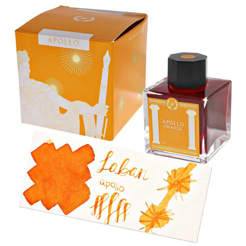 LABAN, Ink Bottle - Greek Mythology APOLLO ORANGE.