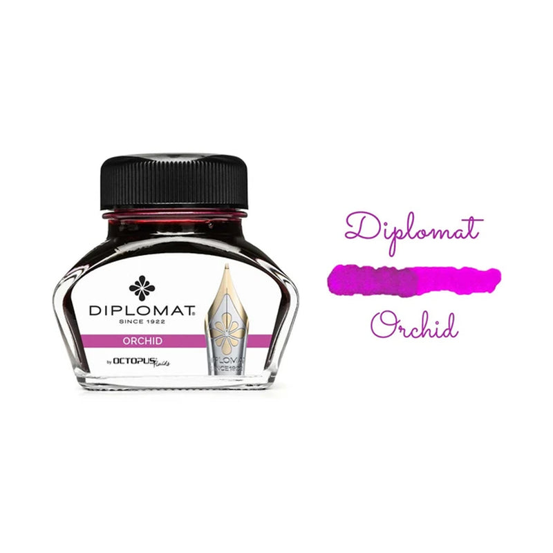 DIPLOMAT, Ink Bottle - OCTOPUS ORCHID (30mL). 1