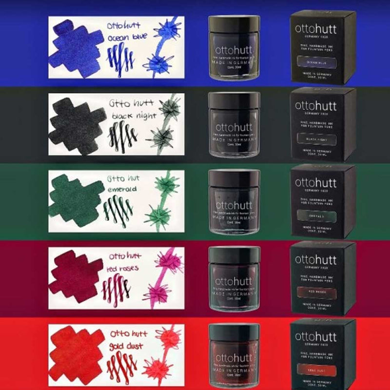 OTTO HUTT, Ink Bottle - EMERALD GREEN 30ml.