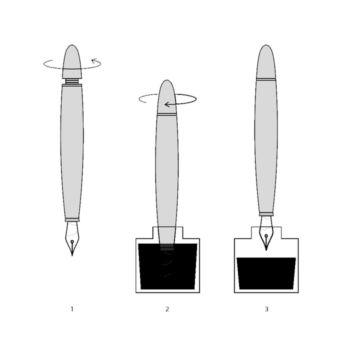 PENLUX, Fountain Pen - MASTERPIECE GRANDE Great Natural RAINFOREST.
