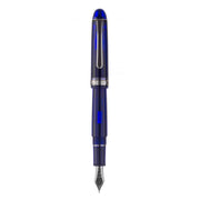 PLATINUM, Fountain Pen - #3776 CENTURY silver trim CHARTRES BLUE 3
