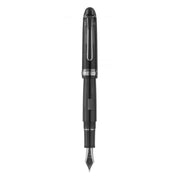 PLATINUM, Fountain Pen - #3776 CENTURY silver trim BLACK DIAMOND 3