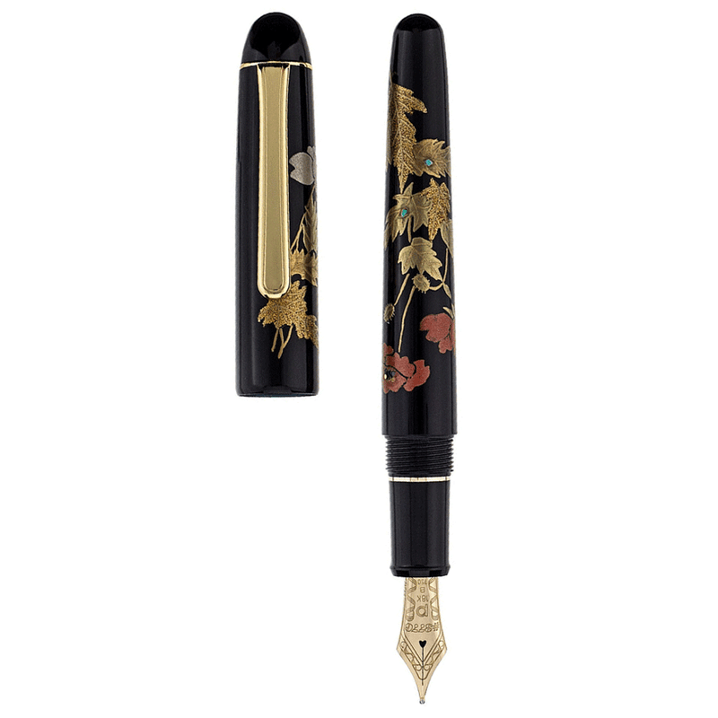 PLATINUM, Fountain Pen - #3776 CENTURY 'Kaga' Maki-e POPPY.