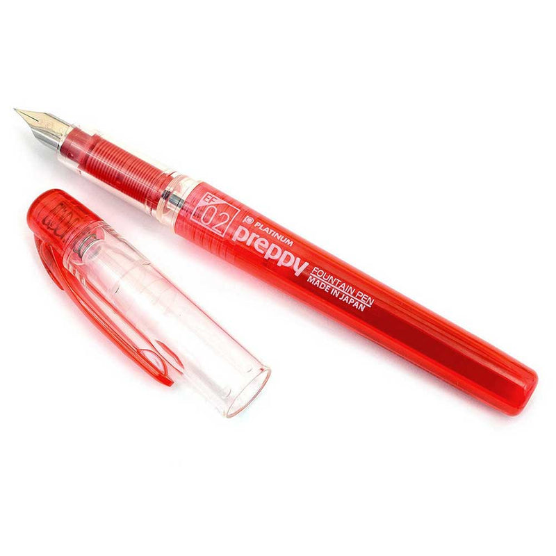 PLATINUM, Fountain Pen - PREPPY RED.