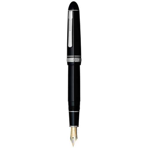 PLATINUM, Fountain Pen - PRESIDENT SILVER TRIM BLACK 