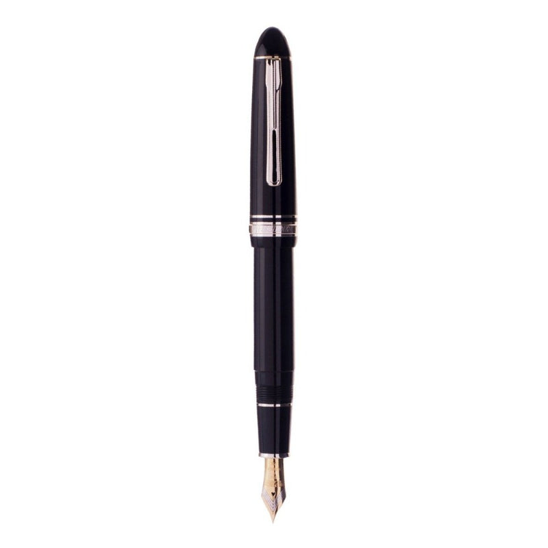 PLATINUM, Fountain Pen - PRESIDENT SILVER TRIM BLACK 5