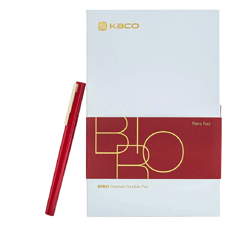 KACO, Fountain Pen - BRIO RETRO RED.