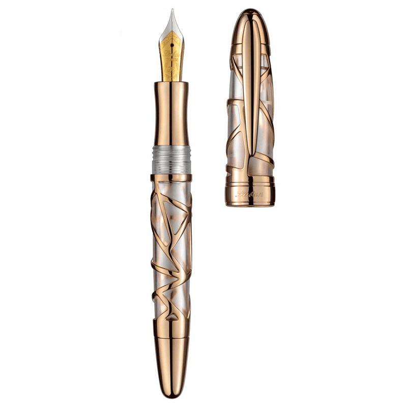 LABAN, Fountain Pen - SKELETON ROSE GOLD.