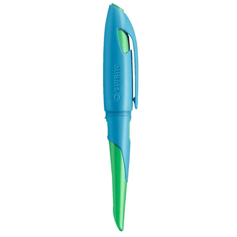 STABILO, Fountain Pen - EASY BIRDY Sky Blue/Grass Green 