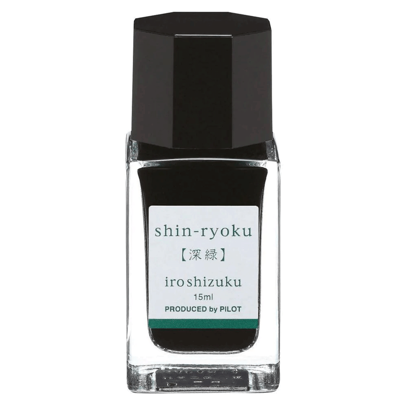 PILOT, Ink 3 Bottle - IROSHIZUKU B Sky Blue AMA-IRO + Forest Green SHIN-RYOKU + Moonlight TSUKI-YO (15mL).