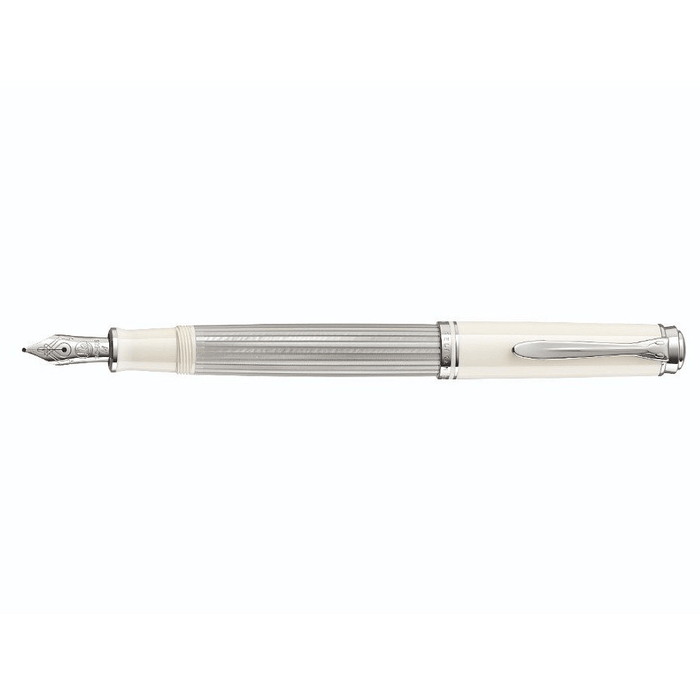 PELIKAN, Fountain Pen - SOUVERAN M405 Special Edition SILVER/WHITE.
