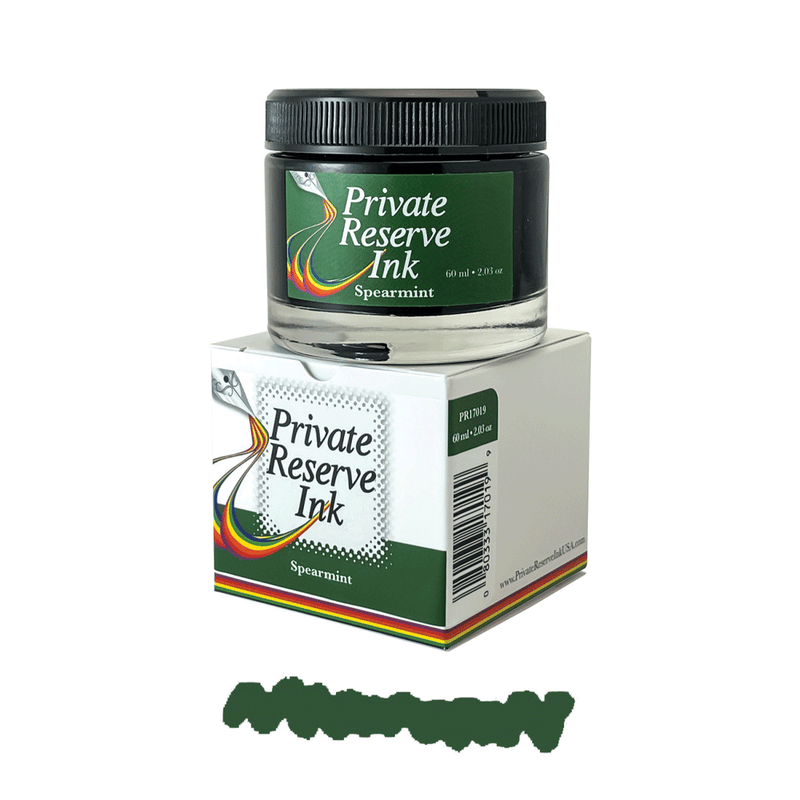 PRIVATE RESERVE, Ink Bottle - PREMIUM Inks SPEARMINT (60mL).