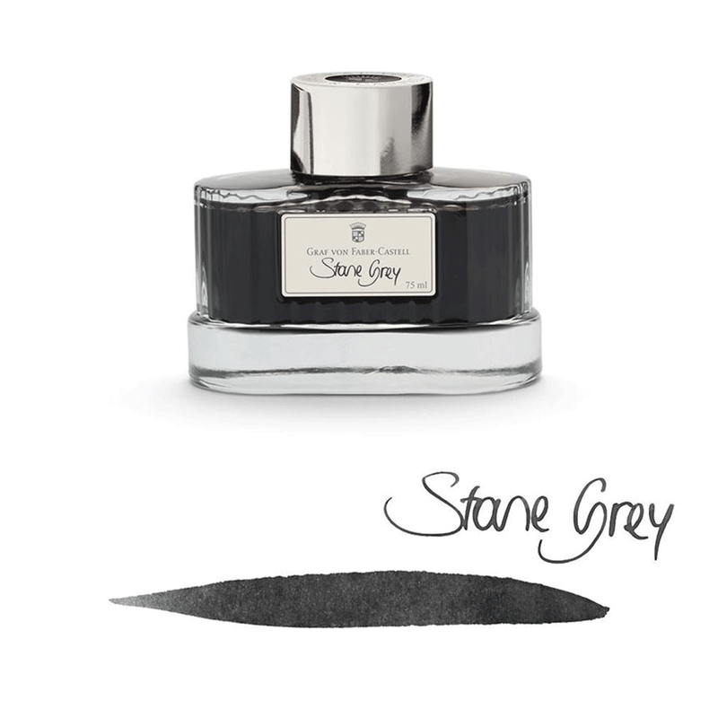 FABER CASTELL, Ink Bottle - GVFC STONE GREY (75mL).