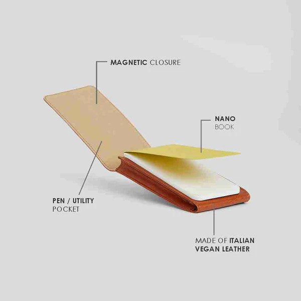 myPAPERCLIP, Flippy Journal - CLASSIC Edition NANO 96 Pages TAN.
