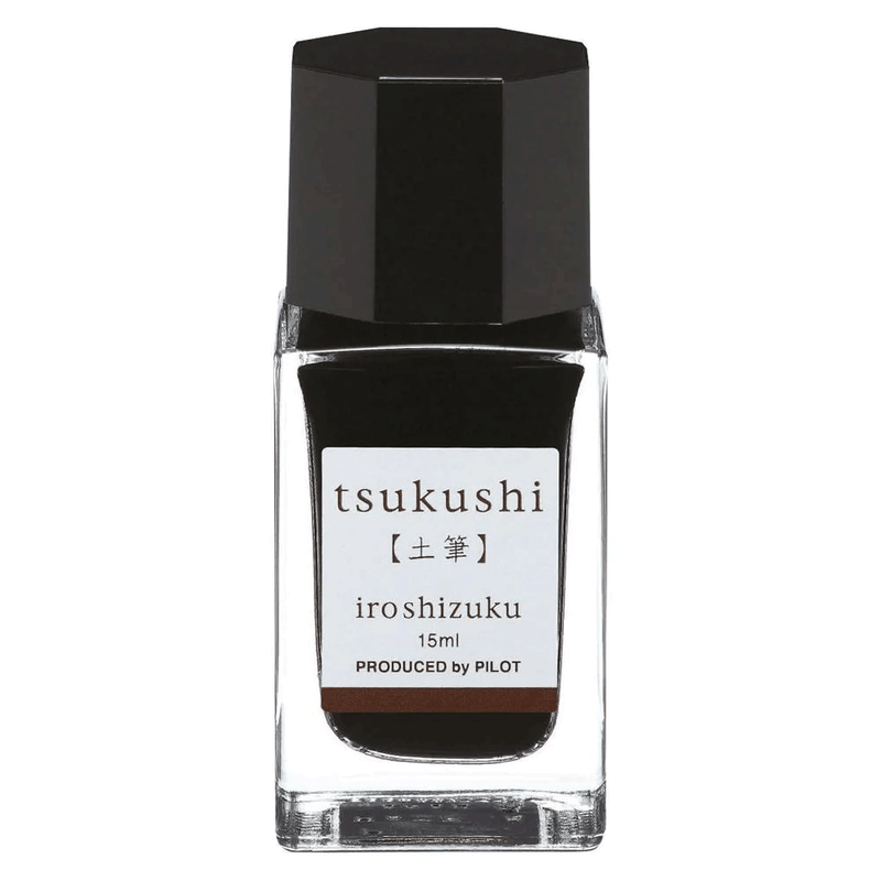 PILOT, Ink 3 Bottle - IROSHIZUKU C Bamboo Charcoal TAKE-SUMI + Horsetail TSUKUSHI + Hydrangea AJISAI (15mL).