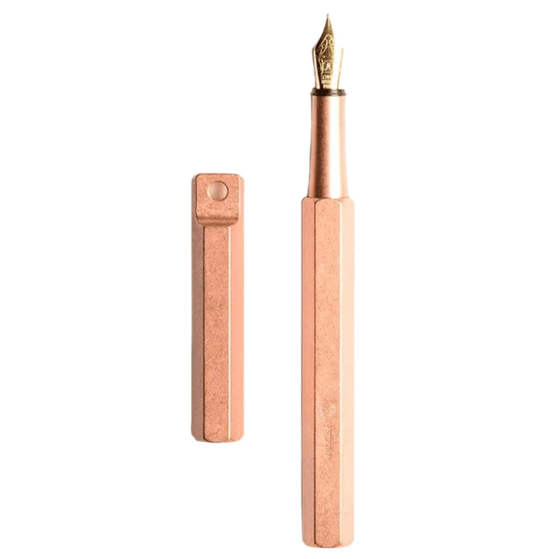YSTUDIO, Fountain Pen - CLASSIC REVOLVE PORTABLE BRASSING COPPER.