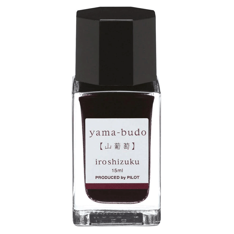 PILOT, Ink 3 Bottle - IROSHIZUKU H Crimson Glory Vine YAMA-BUDO + Rice Ear INA-HO + Deep Sea SHIN-KAI (15mL).
